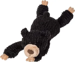 Mary Meyer Stuffed Animal Cozy Toes Soft Toy, 17-Inches, Black Bear