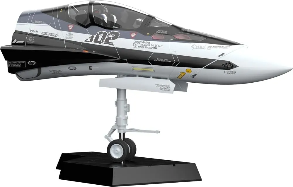 Max Factory Macross Delta: VF-31F MF-55 Minimum Factory Fighter Nose Collection 1:20 Scale Model Kit, Multicolor