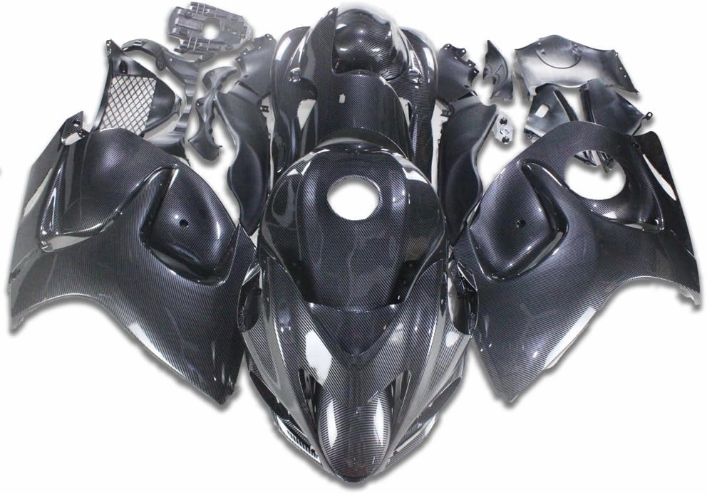 MC Carbon Fiber Look Complete Fairing Fit for 2008-2020 GEN2 Hayabusa GSXR 1300 Injection Mold ABS Plastics New Bodywork 2009 2010 2011 2012 2013 2014 2015 2016 2017 2018 2019 MC