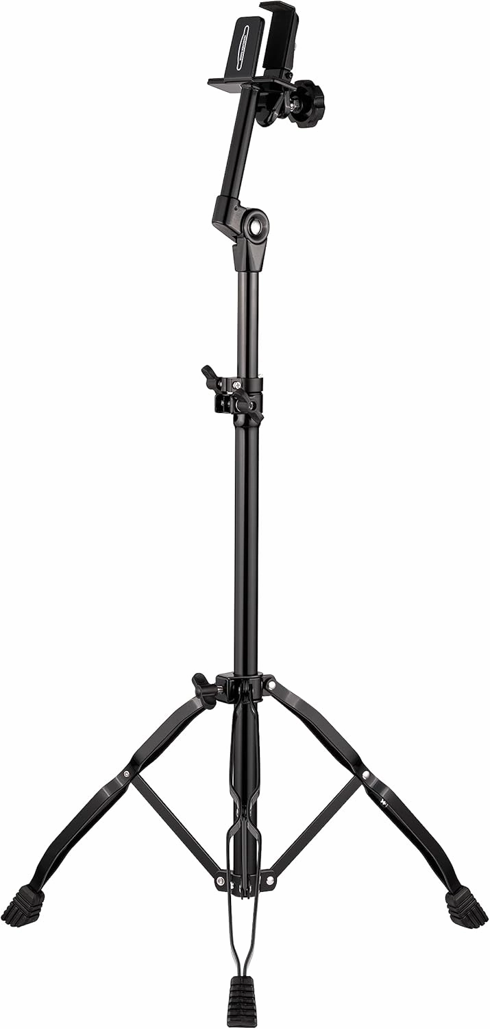Meinl Headliner Stand with Double Braced Tripod Legs, Black Powder Coated Steel-NOT Made in China-Fits All Common Bongos, 2-Year Warranty (THBS-BK)