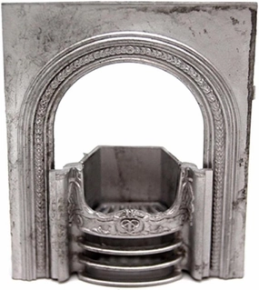 Melody Jane Dolls Houses Dollhouse Small Parlour Grate & Surround Kit Metal Fireplace Accessory 1:12
