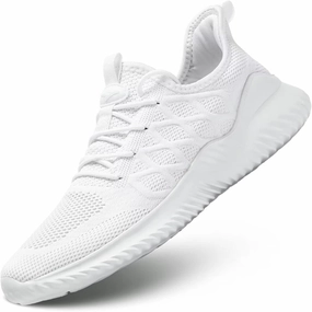 Mens Running Shoes Slip on Tennis Walking Sneakers Casual Mesh Breathable Lightweight Work Sport Shoes