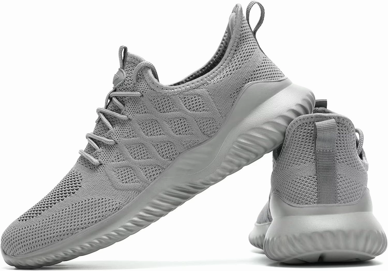 Mens Running Shoes Slip on Tennis Walking Sneakers Casual Mesh Breathable Lightweight Work Sport Shoes