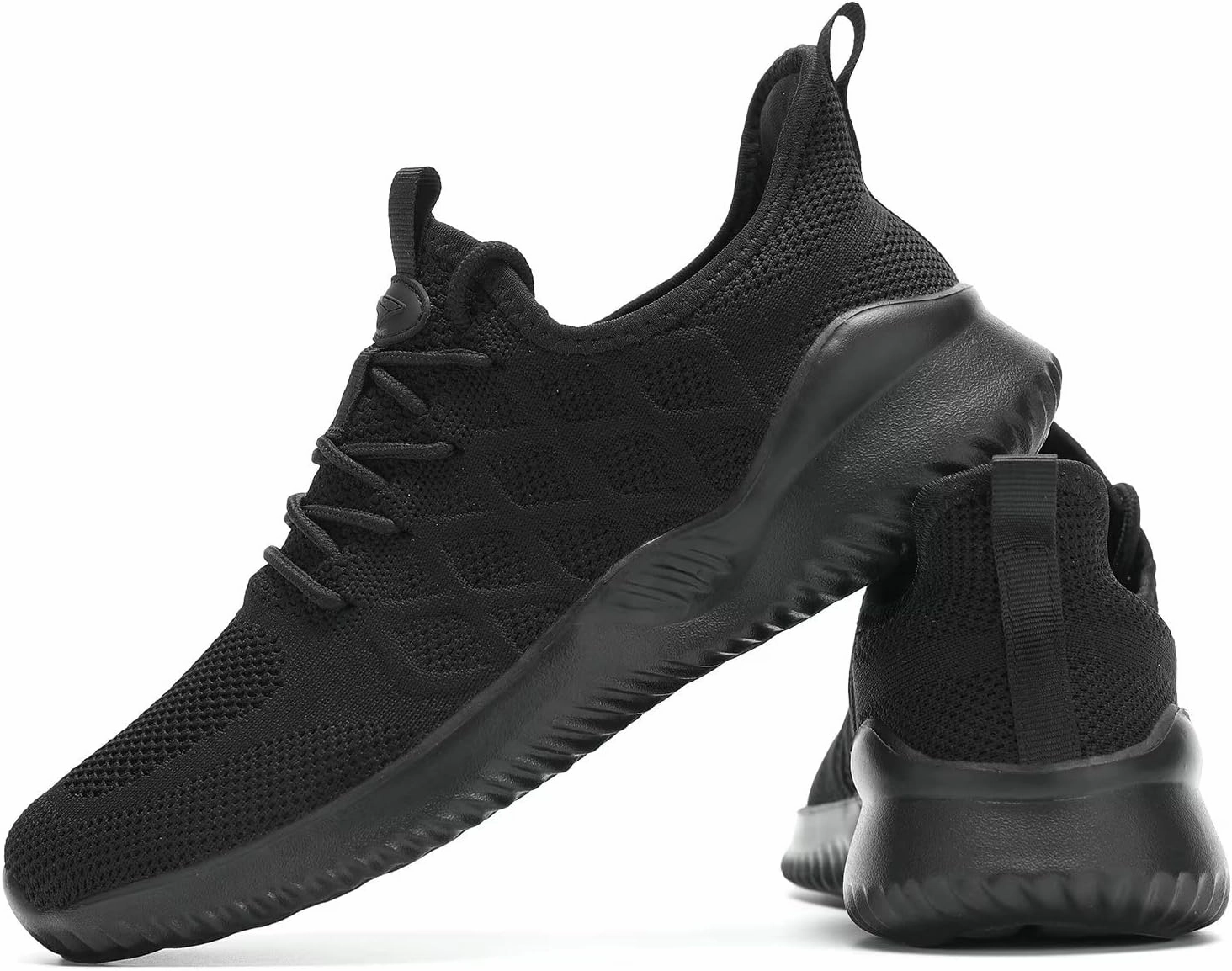 Mens Running Shoes Slip on Tennis Walking Sneakers Casual Mesh Breathable Lightweight Work Sport Shoes