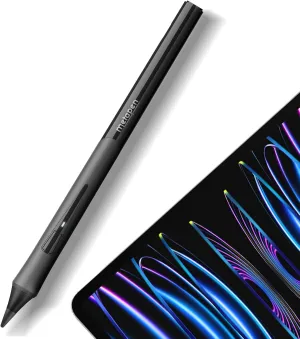 Metapen Pencil D1 for Apple iPad 6th-11th丨Ergonomic Grip & Efficient Shortcuts丨Stylus Pen Compatible with iPad 2018-2025, Replace for Apple Pencil USB-C 2nd Generation, Take Notes & Draw