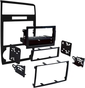Metra 99-6519B Single/Double DIN Installation Dash Kit for Select Dodge Vehicles (Black)