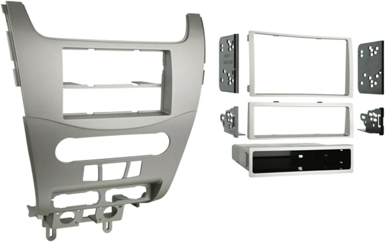 Metra Electronics 99-5816 Single or Double DIN Installation Kit for 2008-2009 Ford Focus, black