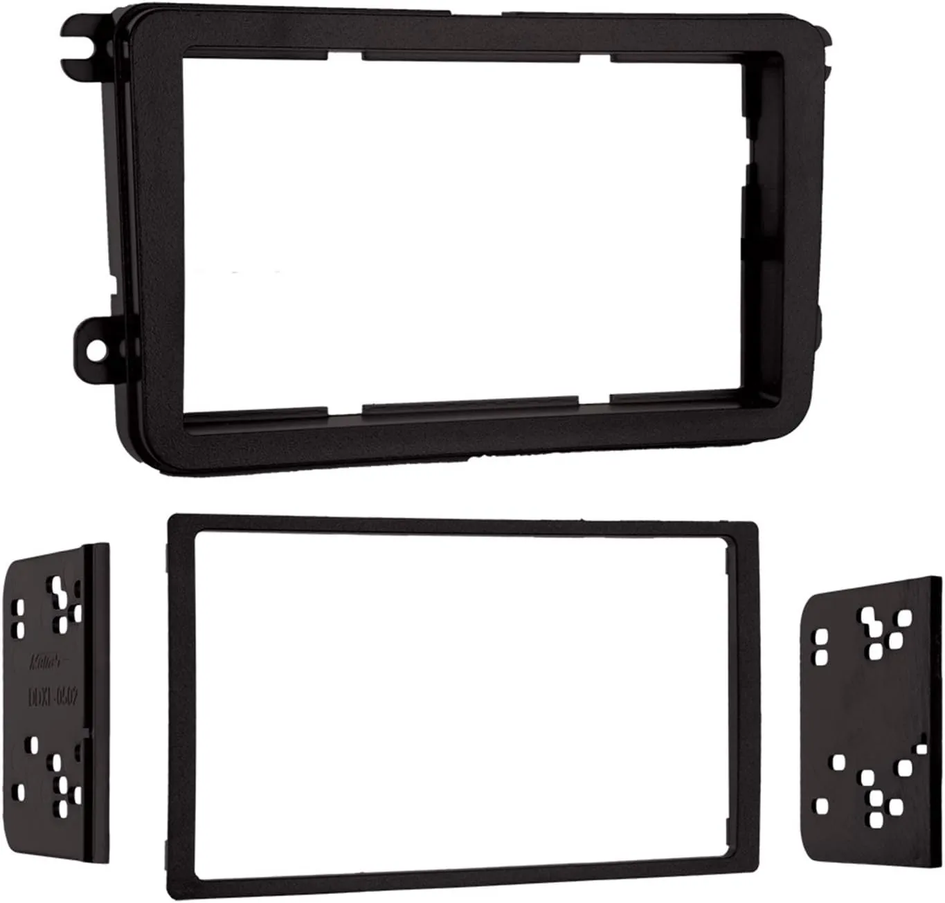 Metra Electronics95-9011B Double DIN Mount Kit for 2005-Up Volkswagen Vehicles, (Matte black)