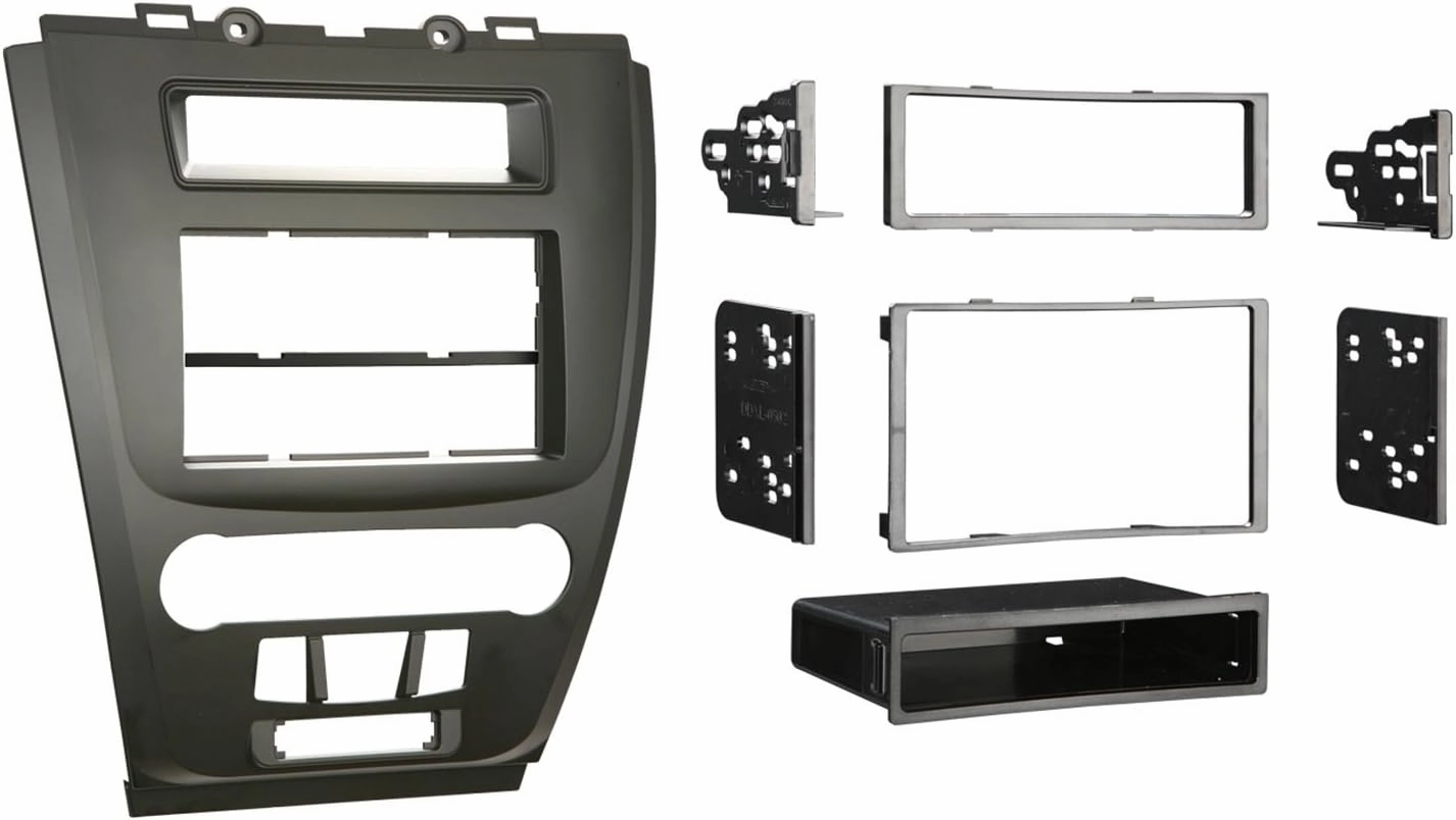 Metra 99-5821B Single or Double DIN Installation Dash Kit for 2010 Ford Fusion and Mercury Milan (Matte Black)