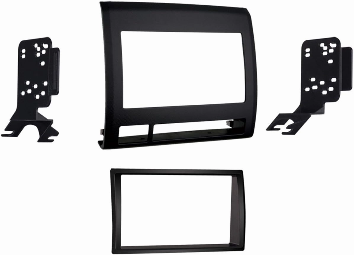 Metra Electronics 95-8214TB Double DIN Dash Kit for Toyota Tacoma 2005-2011 Vehicle (Black) 11.00in. x 8.60in. x 3.40in.