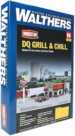 Micro-Mark WalthersCornerstone DQ Grill & Chill® Structure Kit, HO Scale