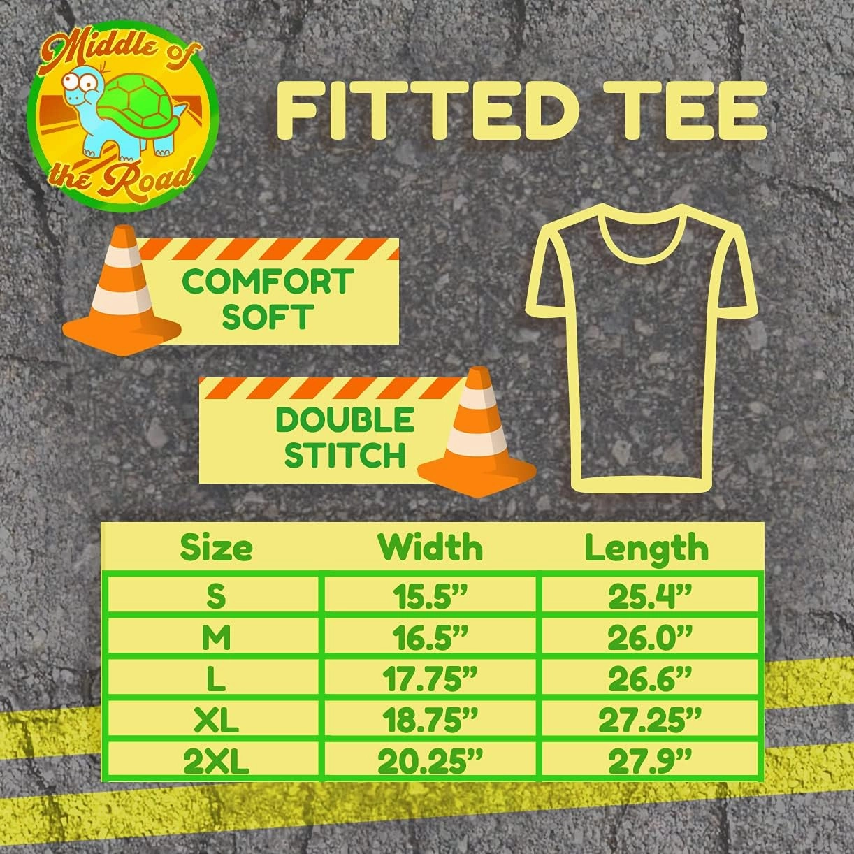Middle of the Road Bunny Trail - Women's Comfortable Junior Cut T-Shirt