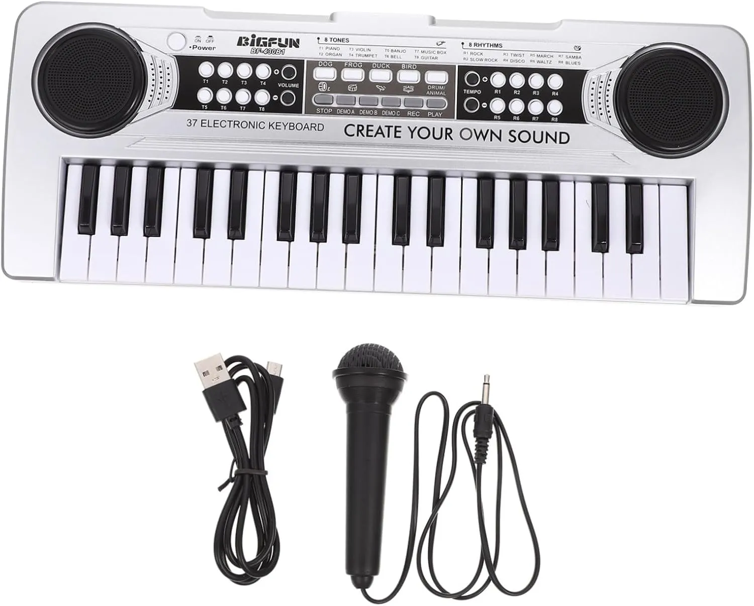Milisten Electronic Piano for Keys Educational Plaything with Microphone Multi Functional Music Instrument present for Birthdays and Christmas Enhances Musical Skills and Hand Eye