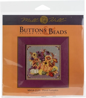 Mill Hill Counted Cross Stitch Floral PUM, Multi