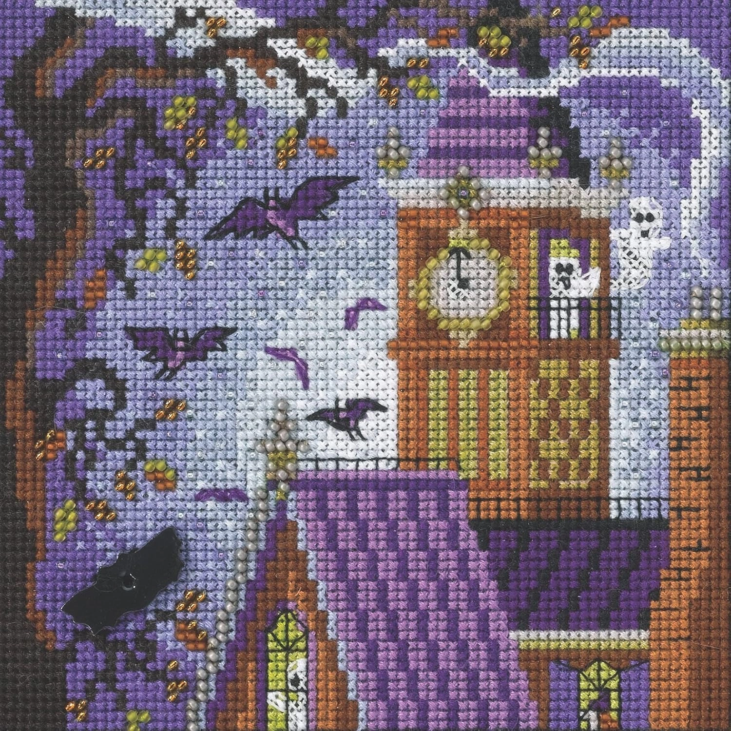 Mill Hill Haunted Tower Beaded Counted Cross Stitch Kit 2022 Buttons & Beads Autumn MH142226