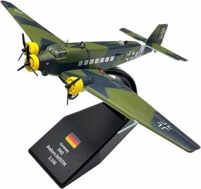 Mini Aircraft Model 1:144 for German Luftwaffe Junkers Ju52 Transport Military Aircraft Model Collectible Airplane Kit