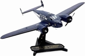 Mini Aircraft Model 1:72 for World War II Twin Beech G-BKGM Alloy Aircraft Model Multifunctional Decoration Airplane Kit