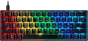 Mizar MZ60 Luna Mechanical Gaming Keyboard | 60% Keyboard 62 Key ANSI US Layout | RGB LED Backlit | Anti Ghosting NKRO | Progammable Macro Keys | Hotswap Gateron Optical Brown Switches | Black