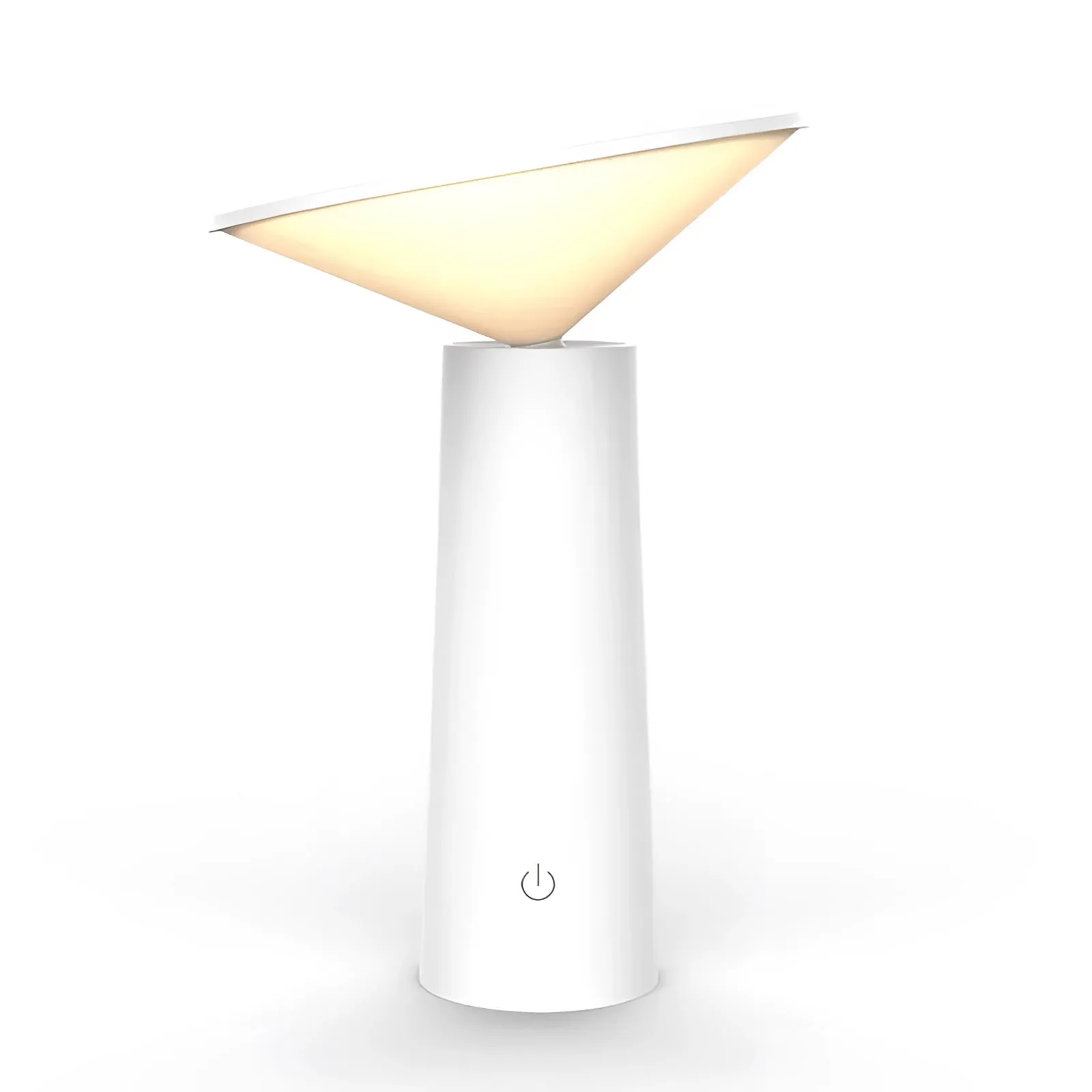Modern Minimalist LED Table Lamp - Adjustable Brightness, USB Rechargeable