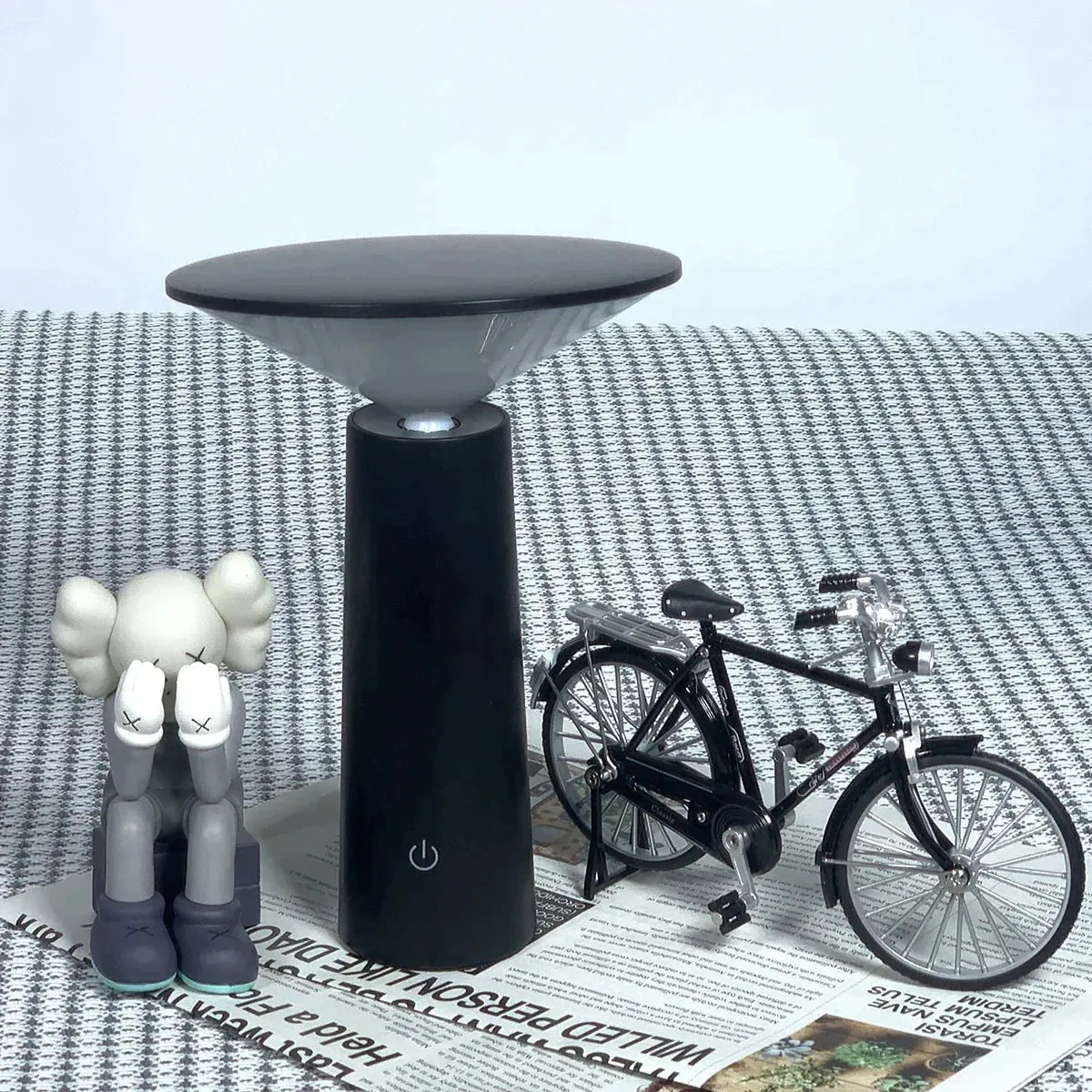 Modern Minimalist LED Table Lamp - Adjustable Brightness, USB Rechargeable