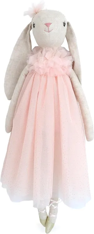 MON AMI Gloria The Bunny Ballerina Stuffed Animal Doll – 26”, Rabbit Plush Ballerina Doll, Use as Toy or Room Decor, Great Easter for Kids of All Ages