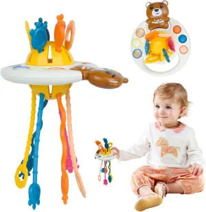 Montessori Activity Toy - Sensory Activities for Toddlers and Kids, BPA-Free & Food Grade Silicone, Baby Learning Games for Ages for 6-9-12-18Months