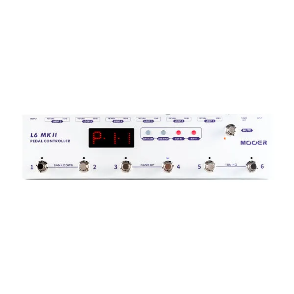 Mooer Pedal Controller L6 MKII Programmable Loop Switcher