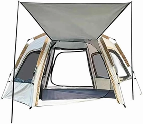 Multi-Purpose Camping Picnic Party Tent Outdoor Tent Camping Tent 4 to 5 People Sports Travel 4X House Accessories Camping Backpack Outdoor Awnin