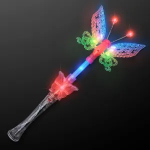 Musical Blinking Butterfly Light up Wands (Party Set of 12)