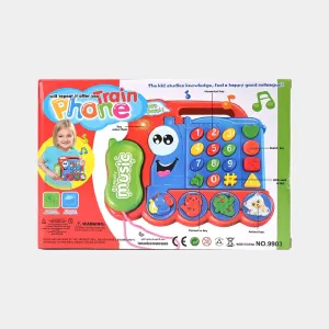 Musical Train Phone Toy with Lights & Animal Sounds