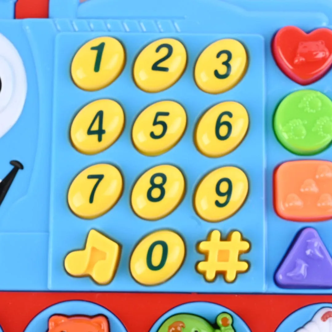 Musical Train Phone Toy with Lights & Animal Sounds