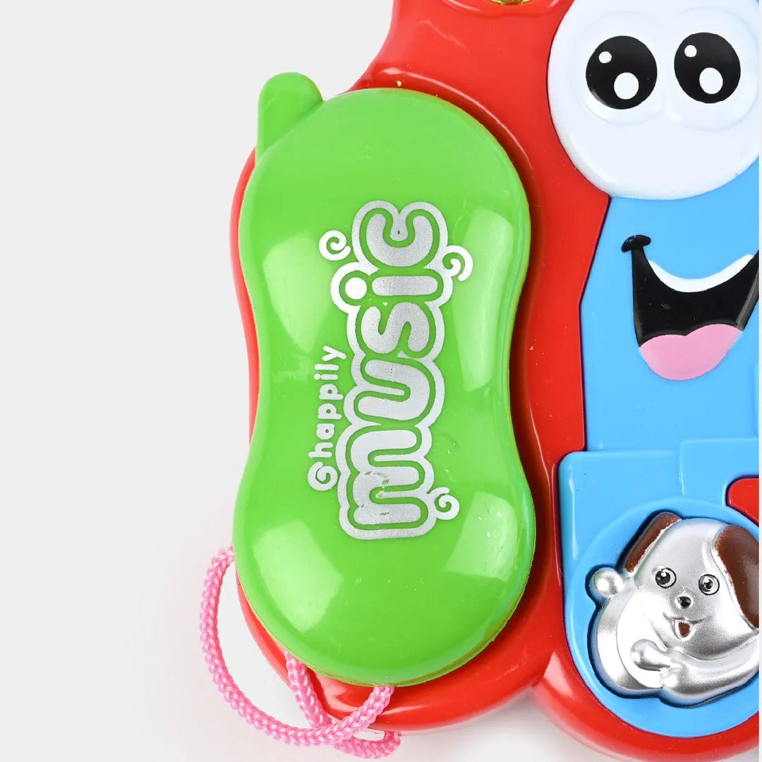 Musical Train Phone Toy with Lights & Animal Sounds