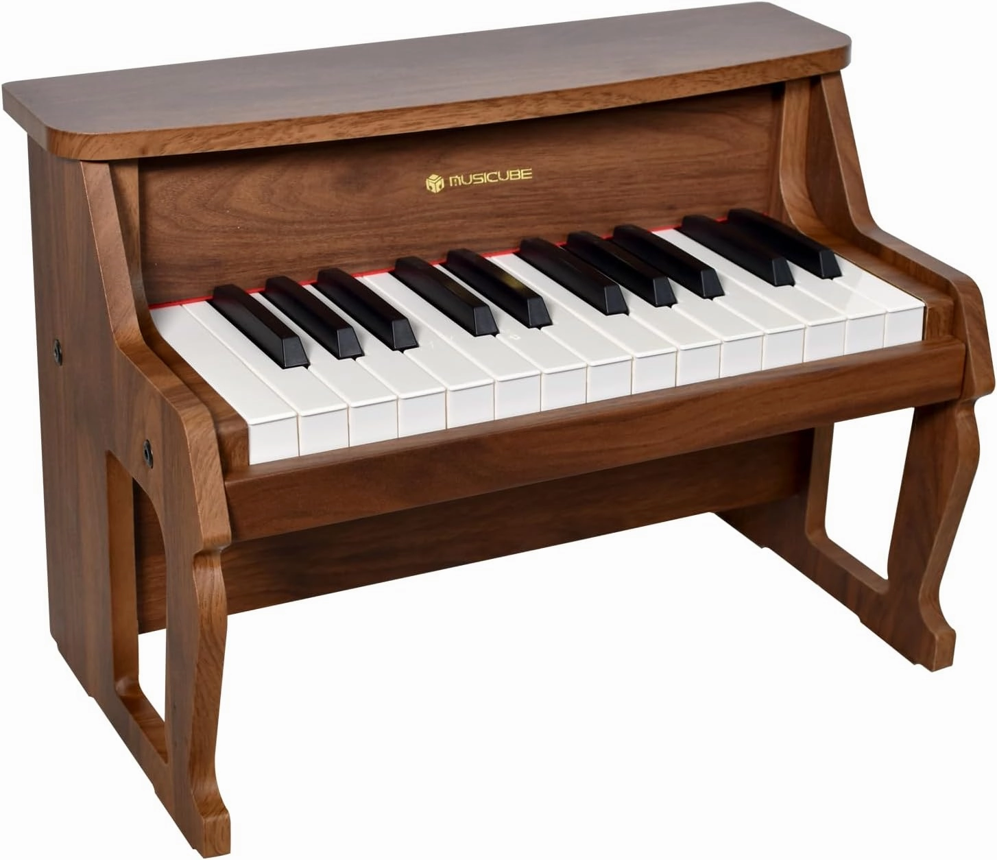 MUSICUBE Piano for Kids 25 Keys Classic Digital Wood Piano Educational Musical Toys for Boys Girls Aged 3 