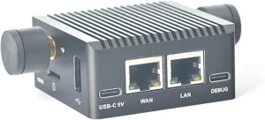 Nanopi R2S Plus Wireless Mini WiFi Router OpenWRT, Portable Smart Home Office Gateway, Rockchip RK3328 Soc DDR4 1GB RAM 32GB eMMC, Onboard Dual Gbps Ethernet M.2 WiFi Module Support Debian Ubuntu