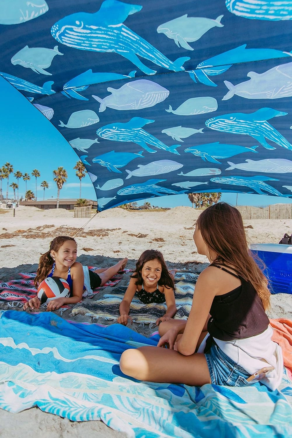 Neso Tents Grande Beach Tent, 7ft Tall, 9 x 9ft, Reinforced Corners and Cooler Pocket