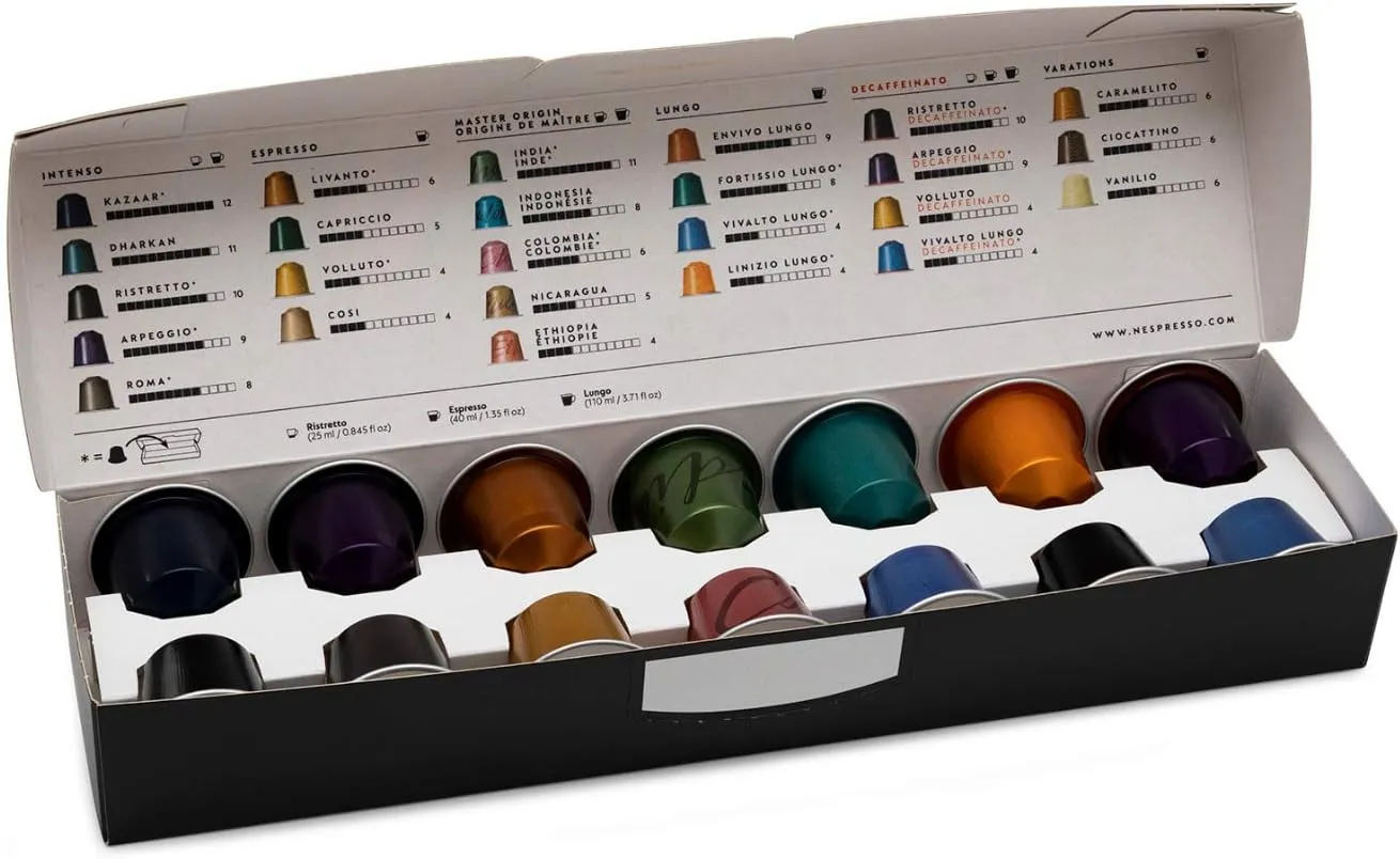 Nespresso Essenza Mini Coffee and Espresso Machine by De'Longhi, 1150 watts, 110ml, Black