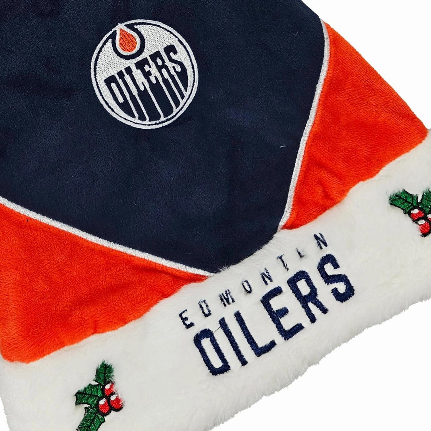 NHL Colorblock Santa Hat – Show Your Ice Hockey Spirit with Officially Licensed NHL Holiday Fan Apparel and Gift