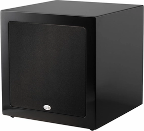 NHT CS-10 10-inch Long Throw 300 W Powered Subwoofer | Sealed Box | Deep Musical Bass | Piano Black High-Gloss Paint