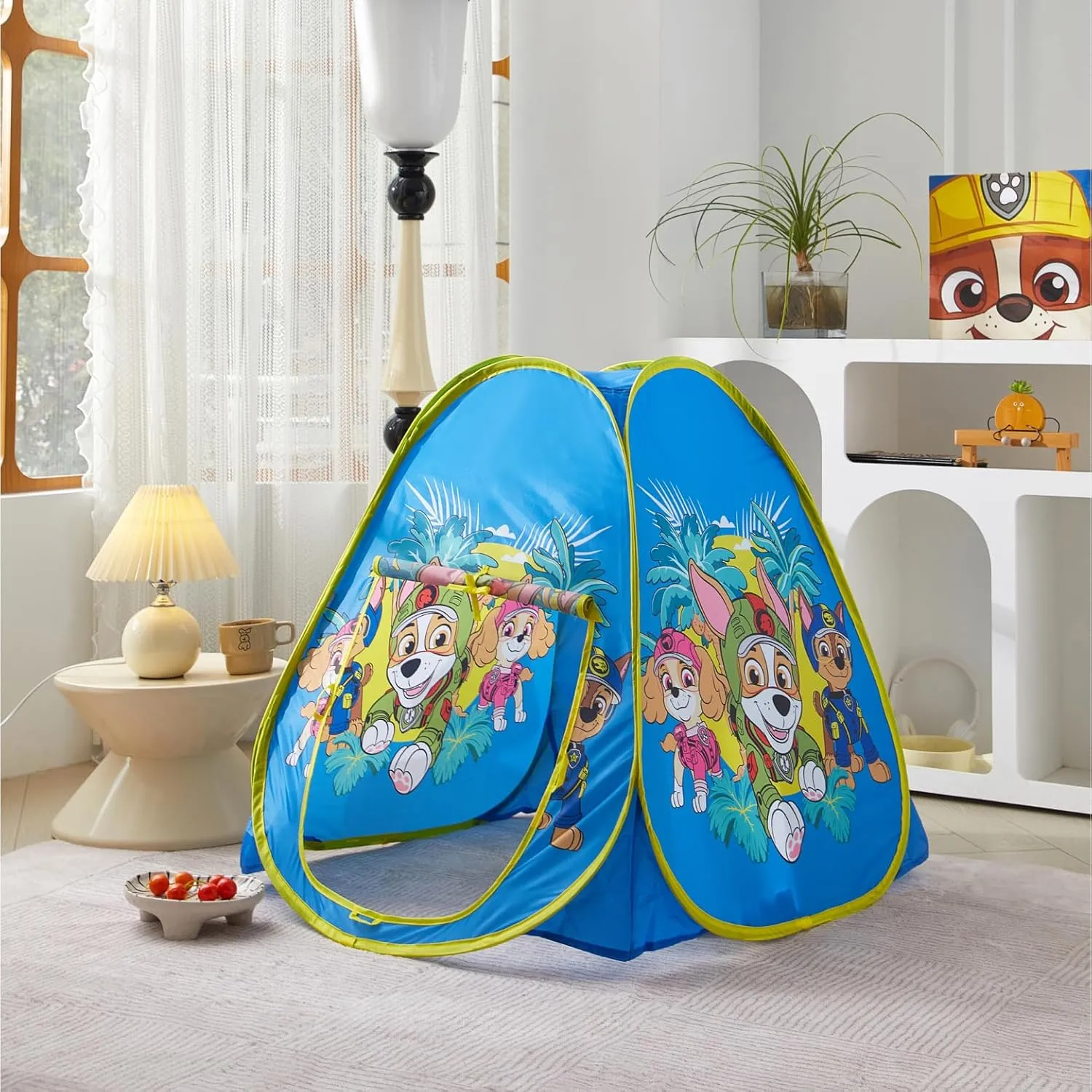 Nickelodeon Paw Patrol Collapsible Pop-Up Play Tent for Kids,28"x28"x30" Indoor Playhouse Fun,Ages 3 