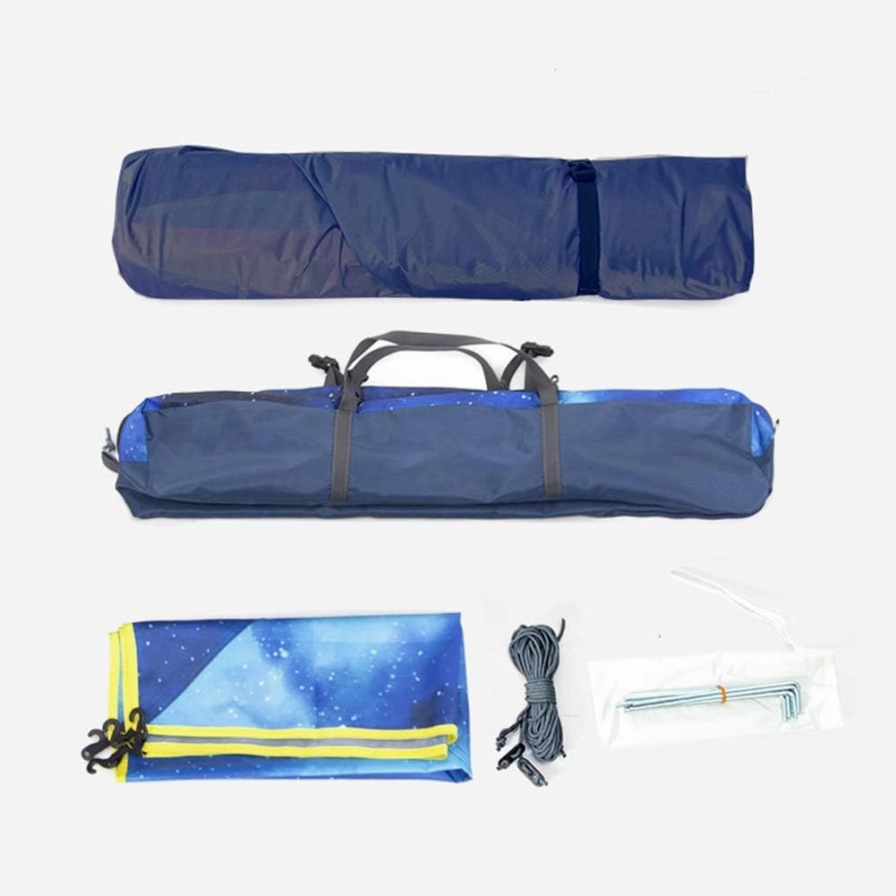 NIEH 3 in 1 Foldable Camping Tent for 4-6 Persons, Beach Shelter Portable Family Tents Top Up Tent Waterproof for Travelling Beach BBQ Park Fishing Instant Sun Shade Shelter Canopy