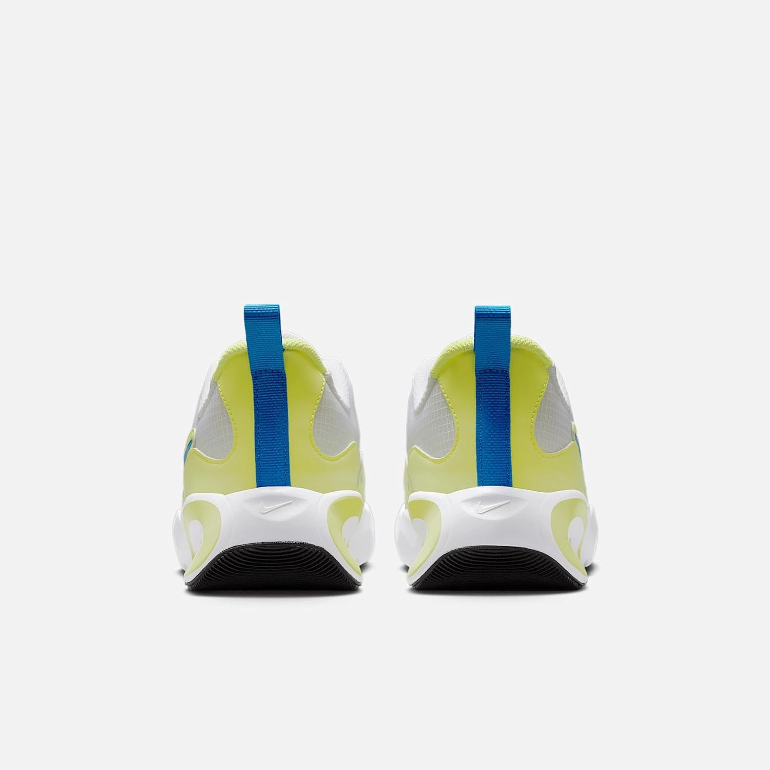 Nike Air Max Nova Big Kids' Shoes (IB7749-100, White/Light Lemon Twist/Black/Photo Blue)