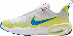 Nike Air Max Nova Big Kids' Shoes (IB7749-100, White/Light Lemon Twist/Black/Photo Blue)