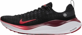Nike InfinityRN 4 Men's Road Running Shoes (DR2665-007, Black/Team Red/White/Fire Red) Size 15