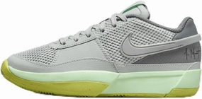 Nike Ja 1 Big Kids' Basketball Shoes (DX2294-003, Light Silver/Cyber/Cool Grey/Granite) Size 4