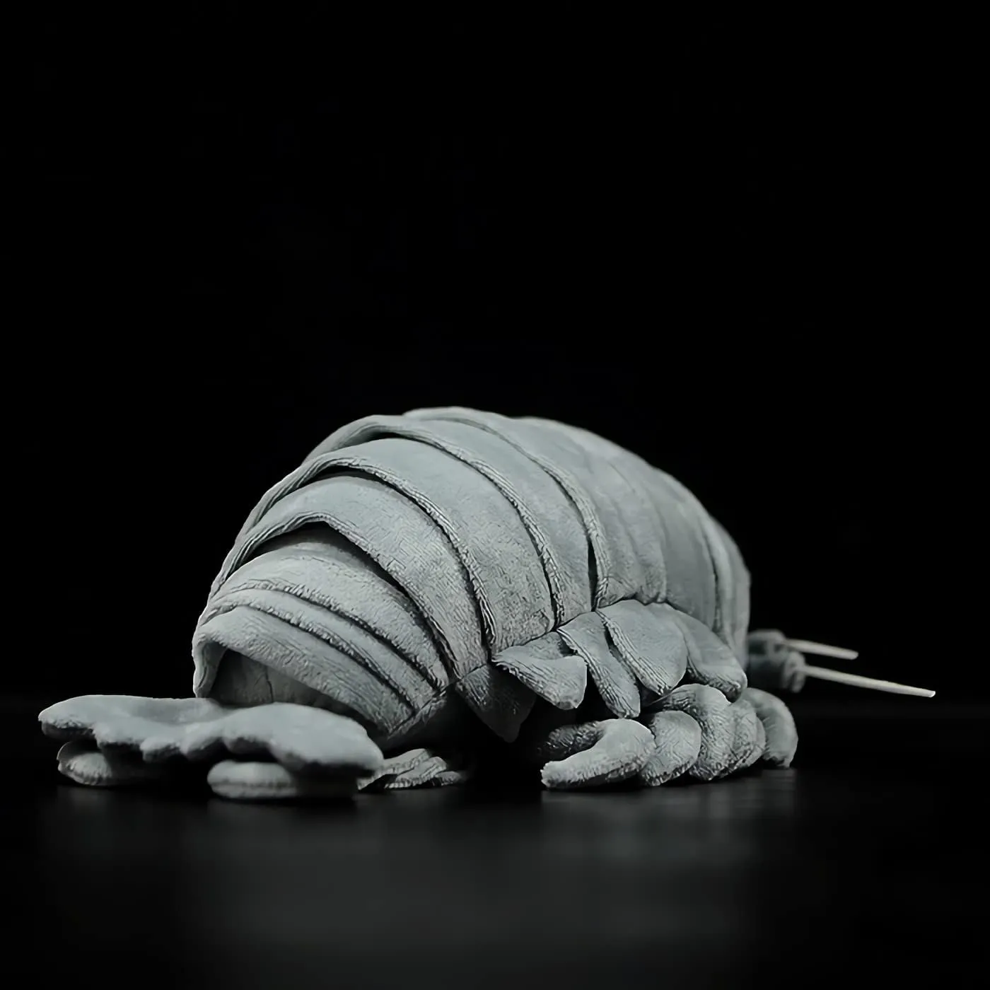 Nohito 11.8'' Realistic Grey Giant Isopod Plush Toy Marine Life Stuffed Animal Insect Simulation Worm Lice Pillow Isopod Arthropod Toys Doll (11.8'', Grey Giant Isopod)