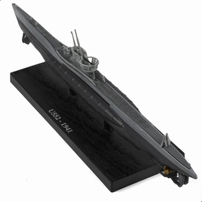 NUOTIE 1/350 U-552-1941 WWII German Kriegsmarine Submarine Battleship Model Roter Teufel U-Boat Miniature Warld War II Alloy Metal Diecast Military Model with Display Stand Collection Gift for Adult