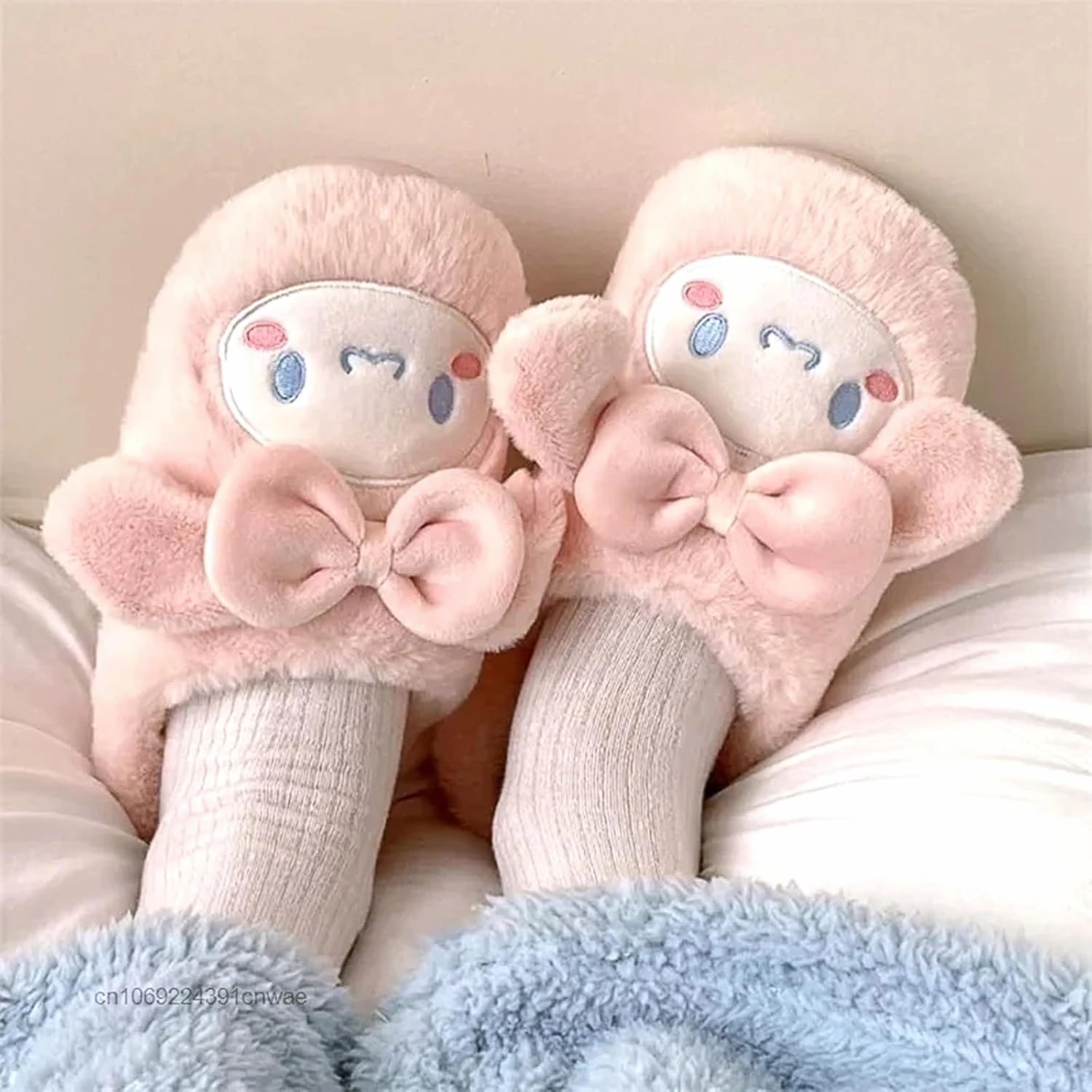 Ohjijinn Kawaii Slippers, Winter Warm Indoor Bedroom Shoes Women Girls