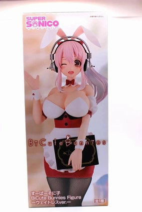 OnlyfromJapan Anime BiCute Bunnies Statue (Super Sonico (Waitress Ver))