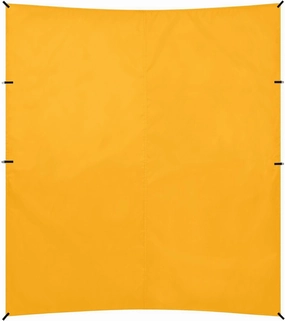 Orange Solid Color Pure Plain Foldable Beach Tent UPF50  Protection Easy Setup Large Sun Shade with Sand Shovel, Sandbags for Family Travel