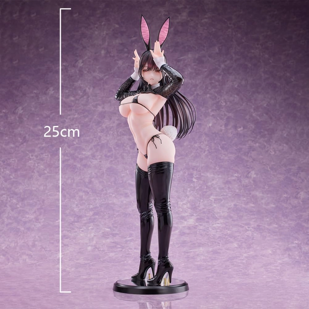 Original Painting Reverse Bunny Girl Figure 25cm Anime Illustration Action Figure Standing Model PVC Statue Collectibles Desktop Decoration